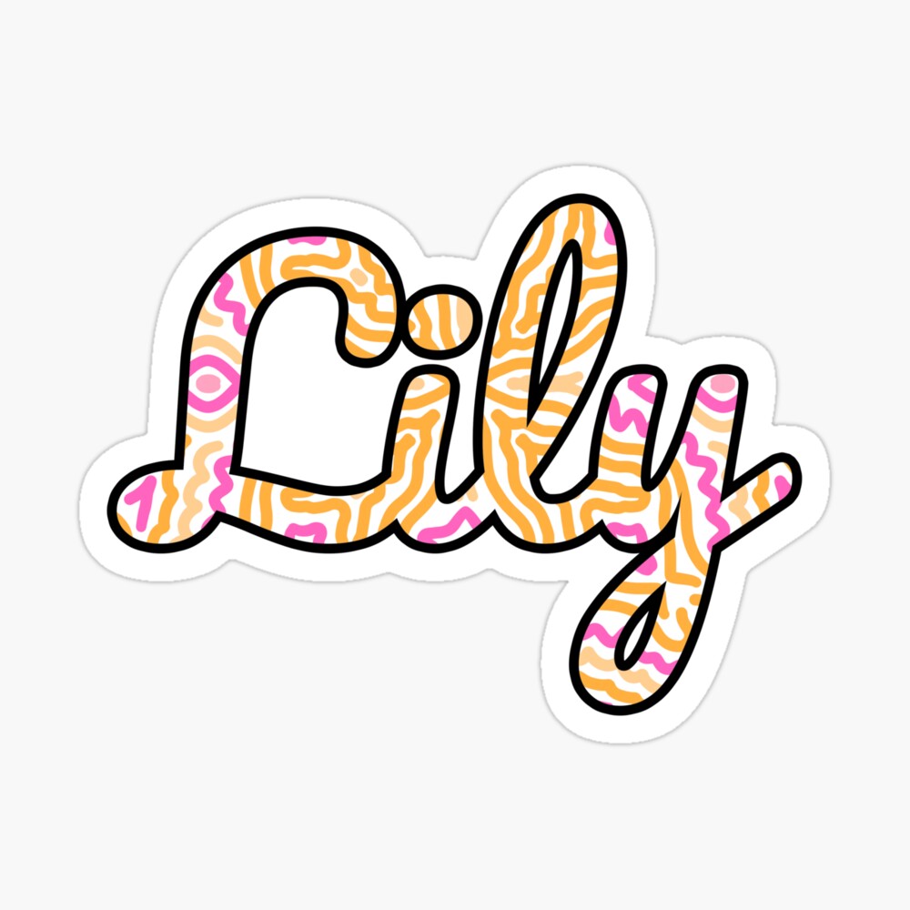 Lily Handwritten Name" Canvas Print for Sale by inknames | Redbubble