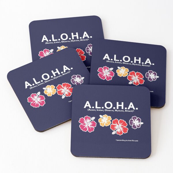 Item preview, A.L.O.H.A according to Ava designed and sold by CatsBag.
