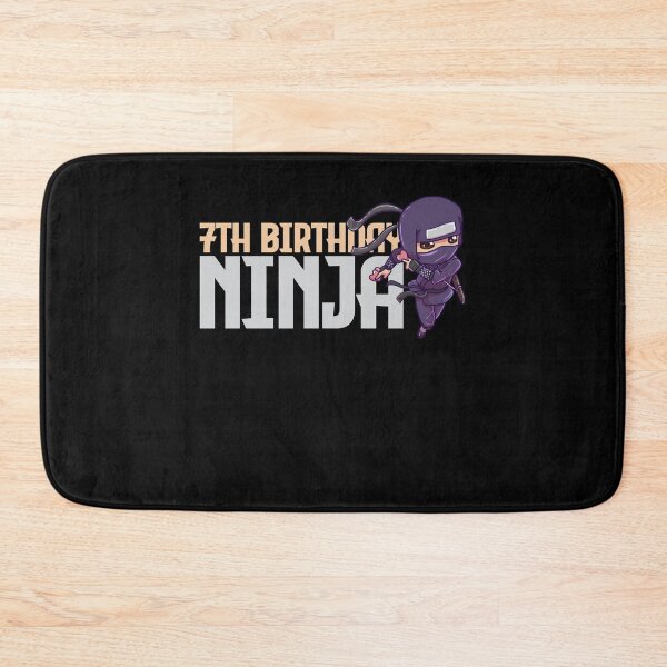 Item preview, Ninja 7th Birthday designed and sold by 4tomic.
