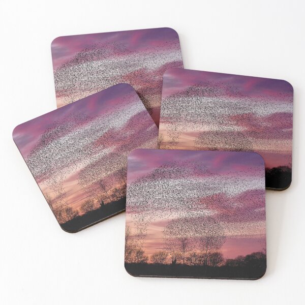 Item preview, Glorious Starlings at Sunset designed and sold by Nature Embraced  Photography By Natasha Weyers.