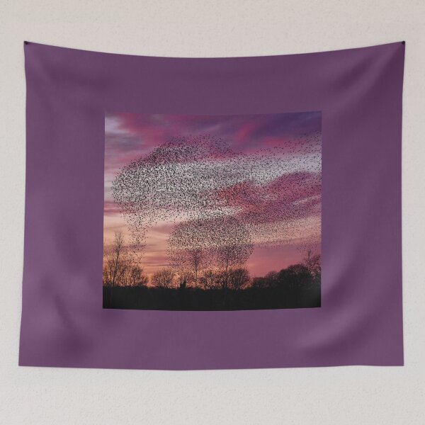 Item preview, Glorious Starlings at Sunset designed and sold by Nature Embraced  Photography By Natasha Weyers.