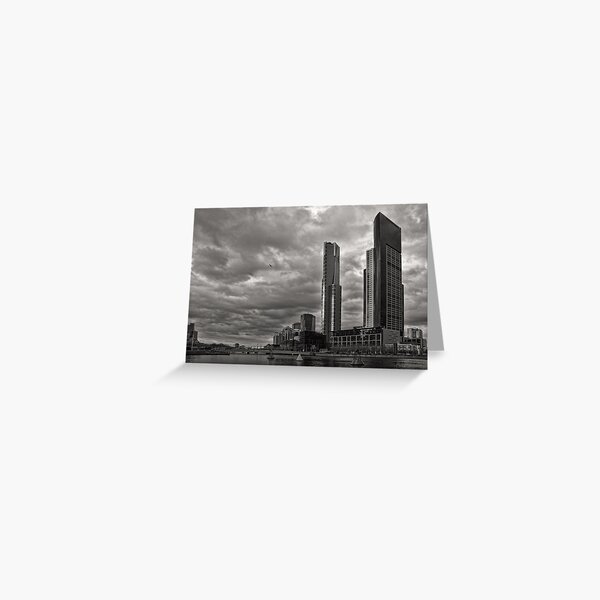 Another Southbank Storm - Melbourne Greeting Card