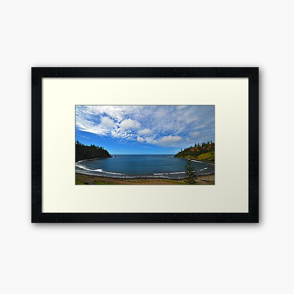 Ball Bay - Norfolk Island Framed Art Print