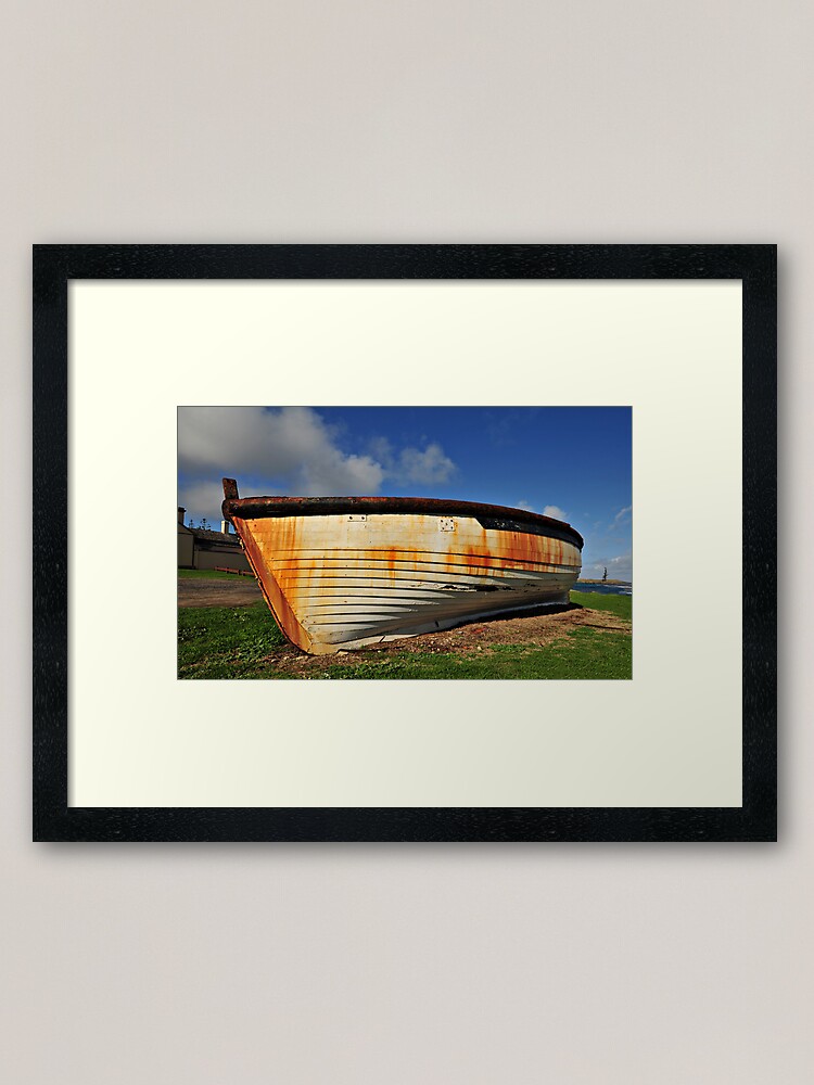 Alternate view of Lighter Boat - Norfolk Island Framed Art Print