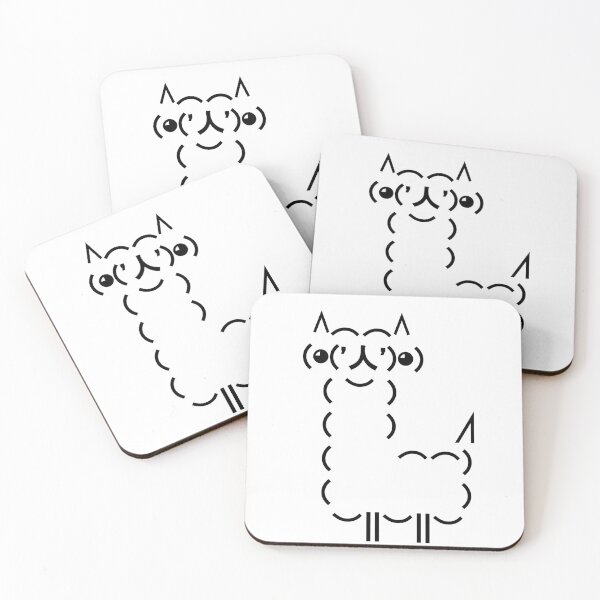 Item preview, ASCII Alpaca - BW designed and sold by Yincinerate.
