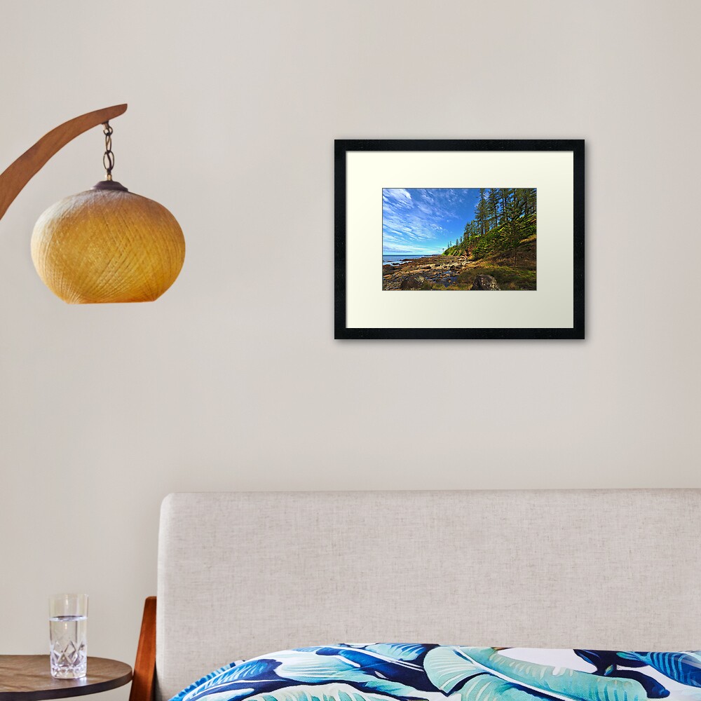 Creswick Bay - Norfolk Island Framed Art Print