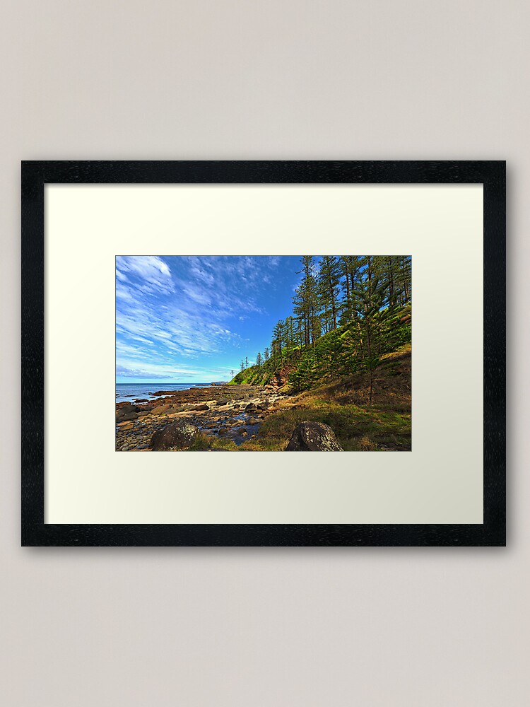 Alternate view of Creswick Bay - Norfolk Island Framed Art Print