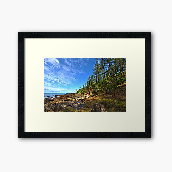 Creswick Bay - Norfolk Island Framed Art Print