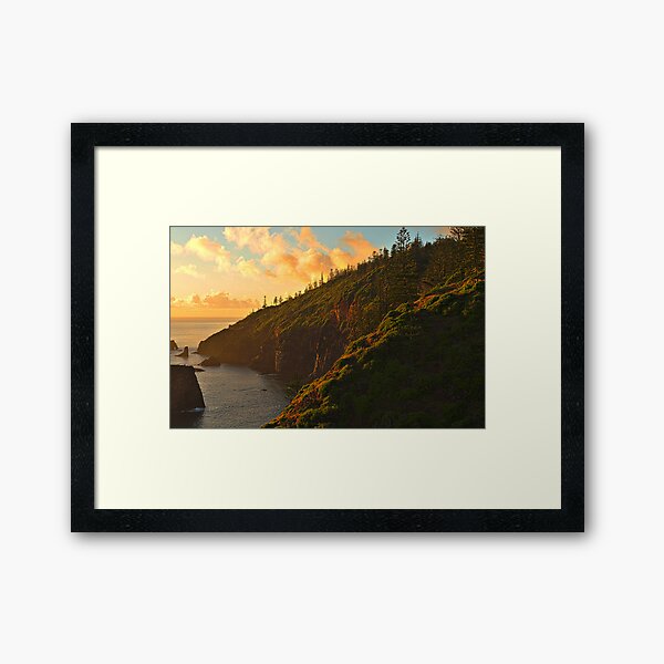 First Light - Norfolk Island Framed Art Print