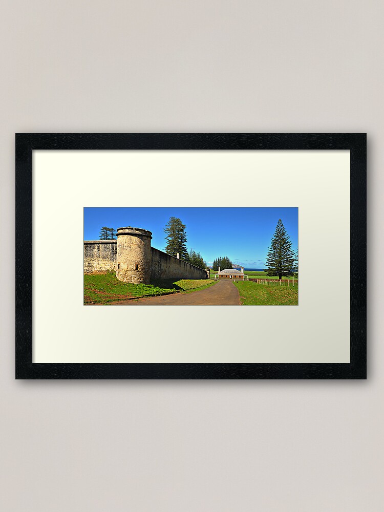 Alternate view of Kingston - Norfolk Island Framed Art Print