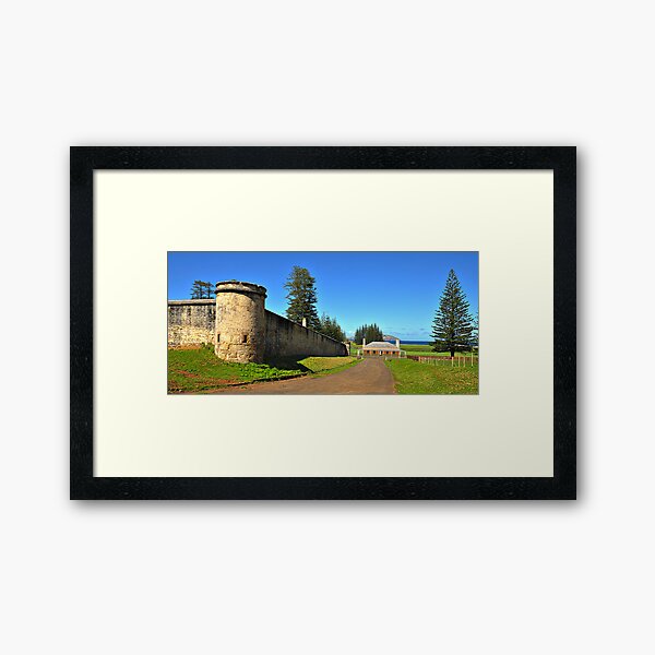 Kingston - Norfolk Island Framed Art Print