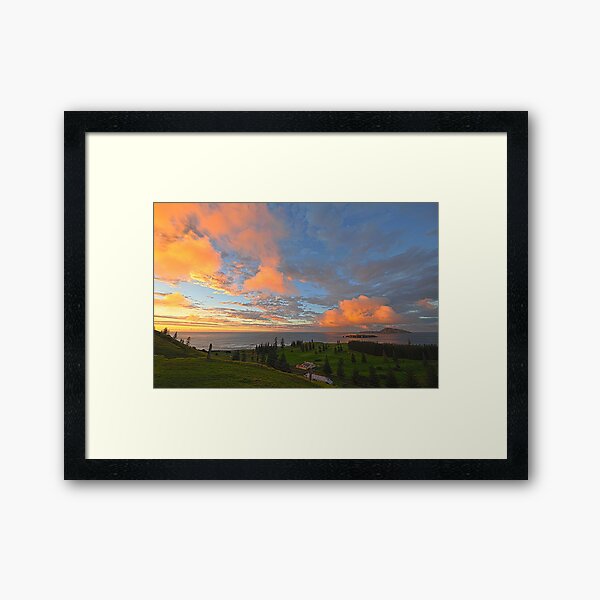 Sunrise, Kingston - Norfolk Island Framed Art Print