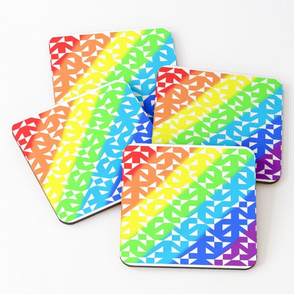 Item preview, Rainbow Pride CSD rainbow parade pattern angular designed and sold by Zwuck.