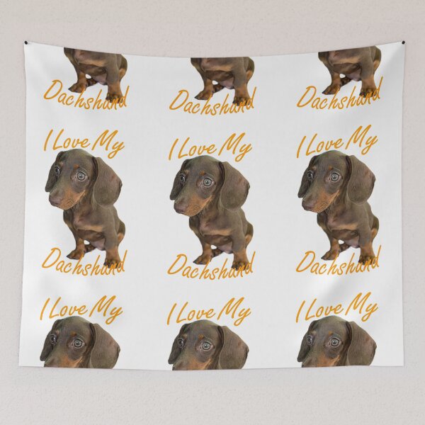 Item preview, Copy of I Love My Dachshund designed and sold by SadSacDesigns.