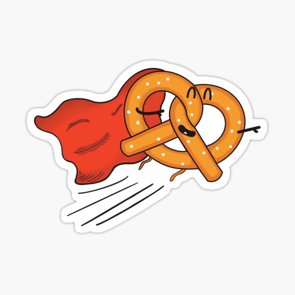 Super bretzel Sticker