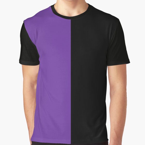 black t shirt half