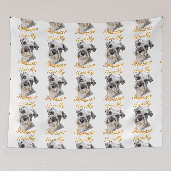 Item preview, Sadsac designs - I Love My Schnauzer designed and sold by SadSacDesigns.