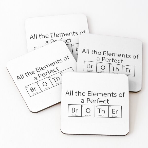 Item preview, All The Elements of a Perfect Brother designed and sold by we-are-tomer.