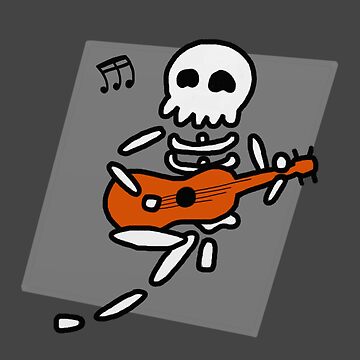 Artwork thumbnail, skeleton ukulele time by Jimmies