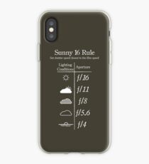 Sunny 16 Rule - White iPhone Case