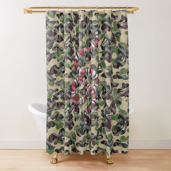 Bape Goyard Snake Shower Curtain