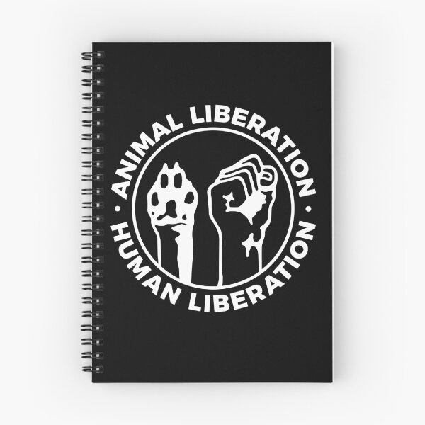 Item preview, Animal liberation Human liberation logo 1980 designed and sold by Vegan Quotes and Memes.