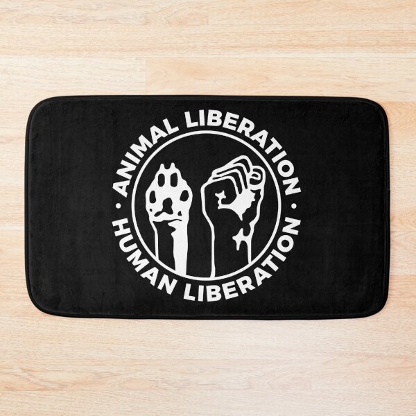 Item preview, Animal liberation Human liberation logo 1980 designed and sold by Vegan Quotes and Memes.