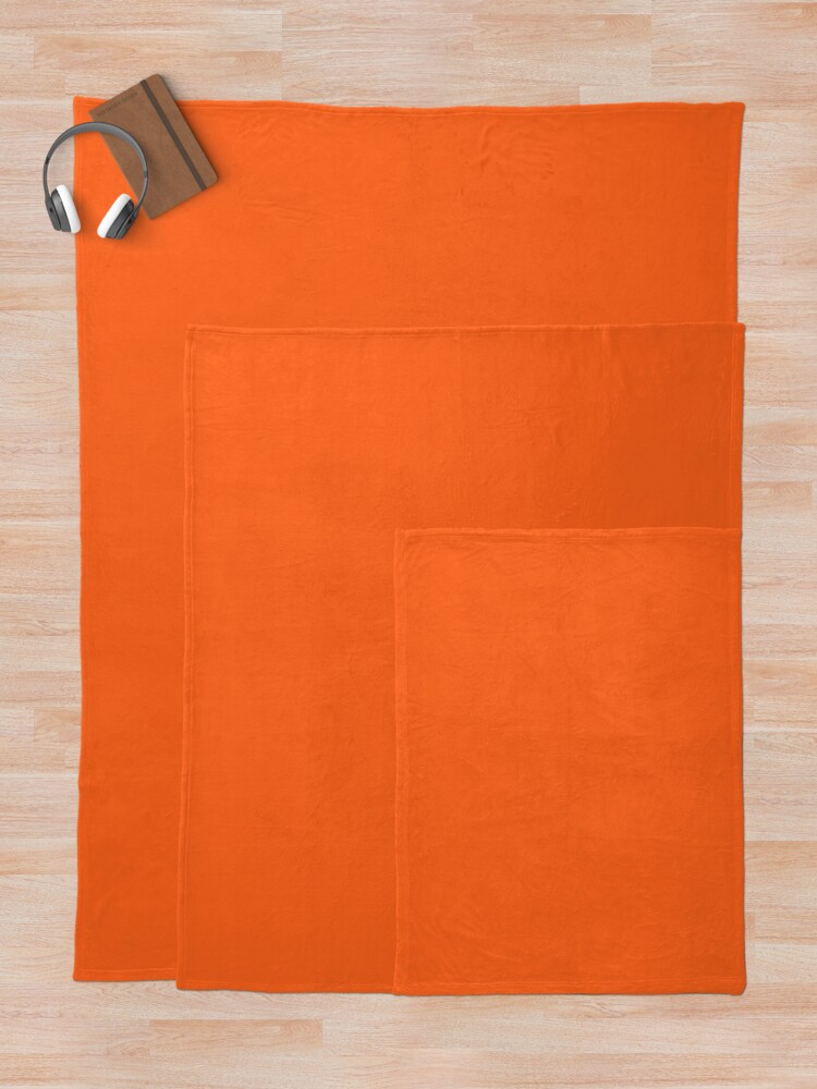 "bright orange" Throw Blanket for Sale by ImagineKaye Redbubble