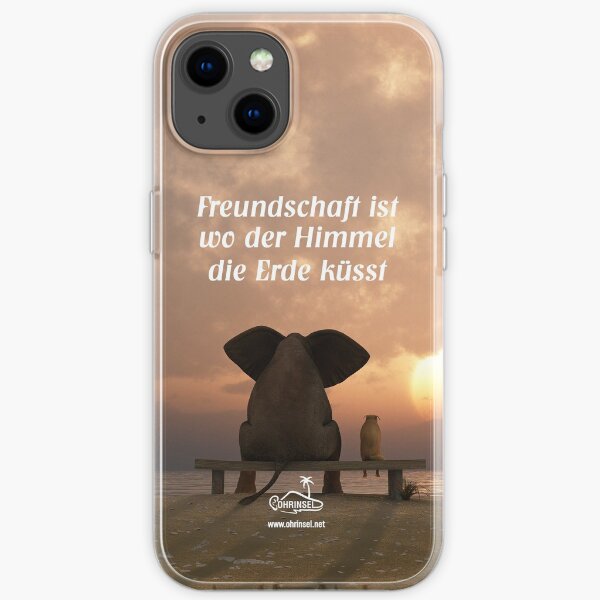 Wo der Himmel die Erde küsst iPhone Flexible Hülle