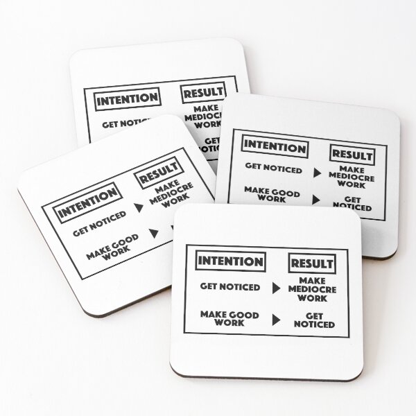 Item preview, Intention & Result - Do Good Work Inspiration designed and sold by JackCurtis1991.