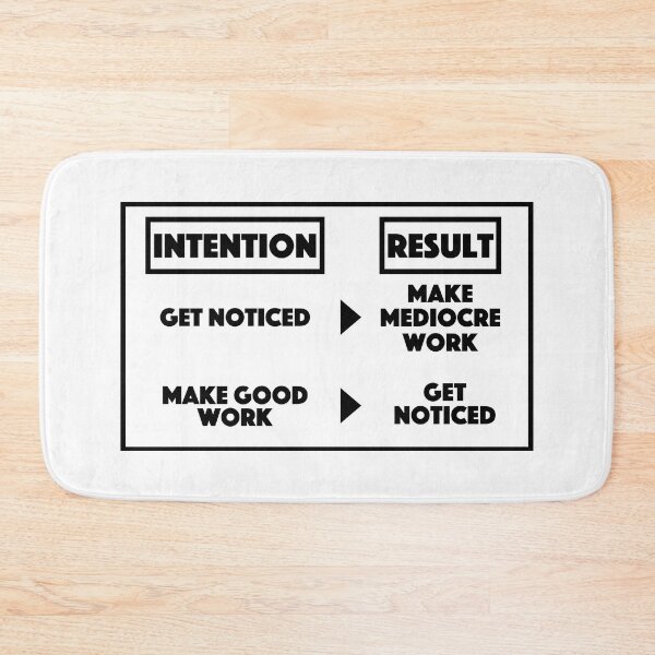 Item preview, Intention & Result - Do Good Work Inspiration designed and sold by JackCurtis1991.