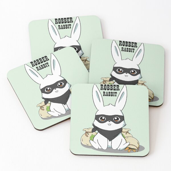 Item preview, Cute Robber Rabbit Cartoon designed and sold by AshStore.