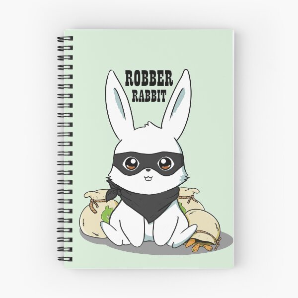Item preview, Cute Robber Rabbit Cartoon designed and sold by AshStore.