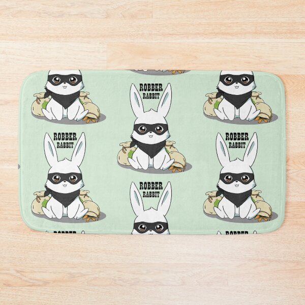 Item preview, Cute Robber Rabbit Cartoon designed and sold by AshStore.