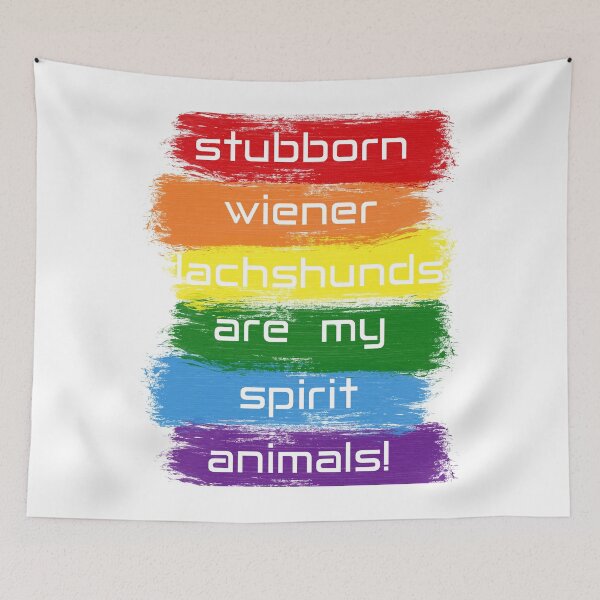Item preview, Dachshund Spirit Animal designed and sold by StubbornWiener.