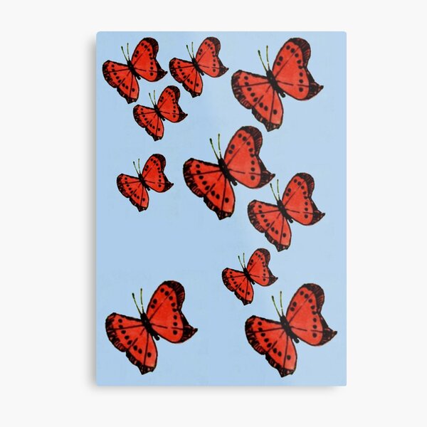 Flight of Butterflies Metal Print
