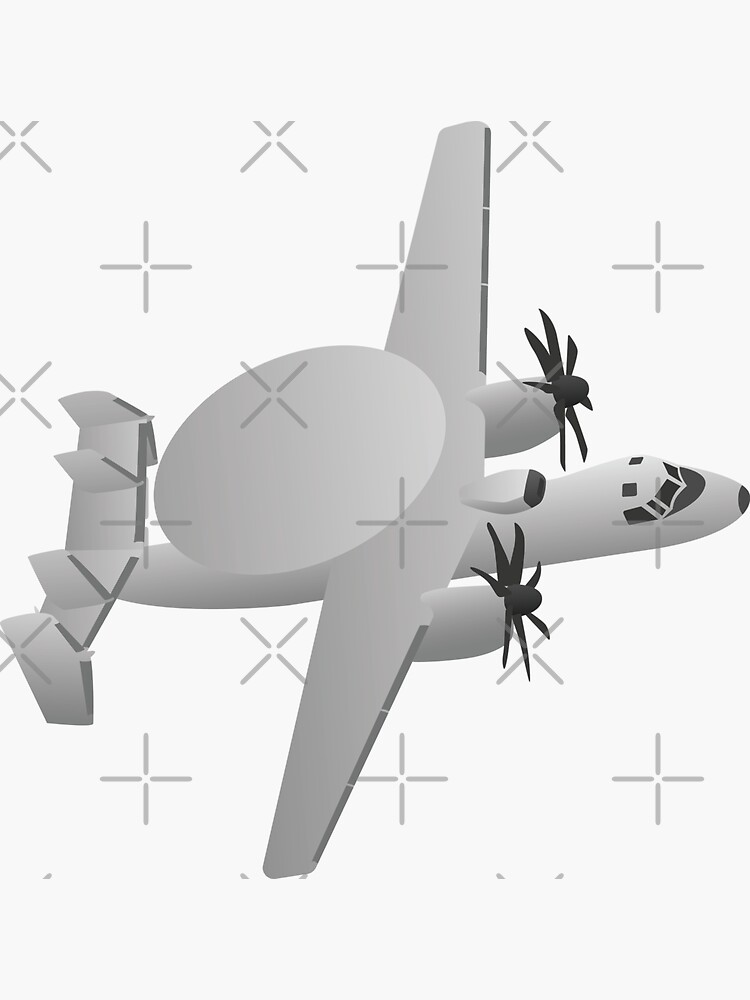 E-2 Hawkeye Military Airborne Early Warning (AEW) Aircraft by hobrath