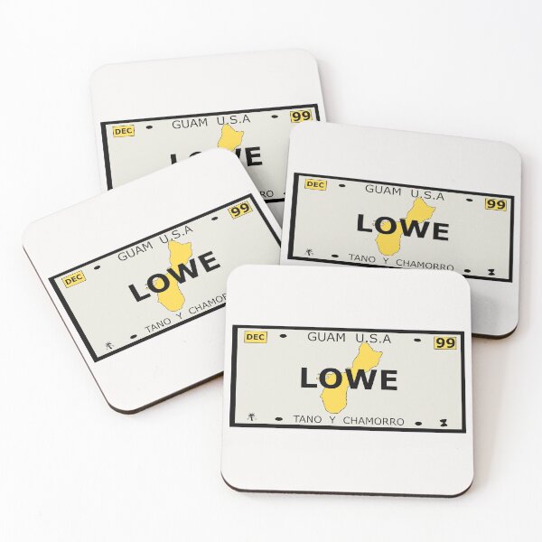 Item preview, Guam Vanity Plate "LOWE" designed and sold by joeymesa70.