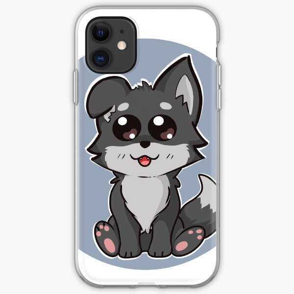 Wolf Puppy Cartoon iPhone Soft Case