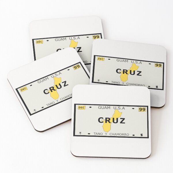 Item preview, Guam Vanity Plate "CRUZ" designed and sold by joeymesa70.