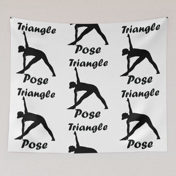 Item preview, Yoga Pose Triangle designed and sold by SadSacDesigns.