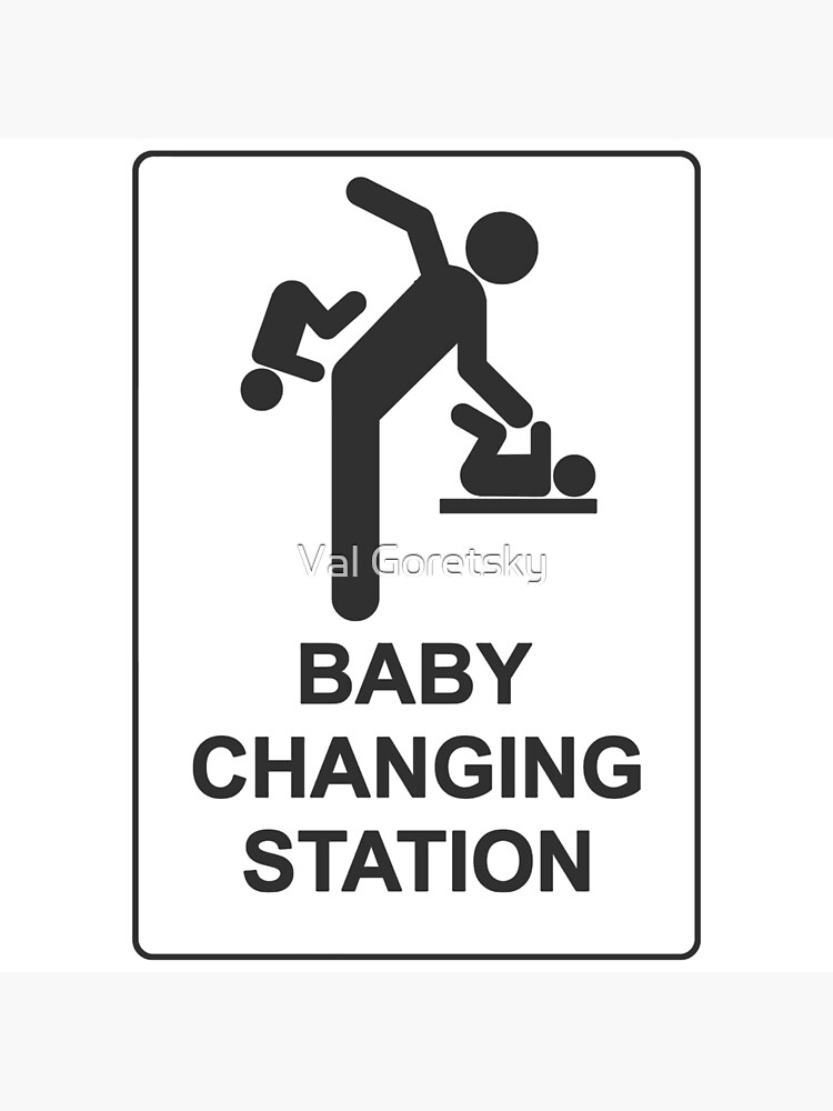 "Baby Changing Station" Poster for Sale by RedDax Redbubble
