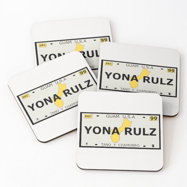 Item preview, Guam Vanity Plate "YONA RULZ" designed and sold by joeymesa70.