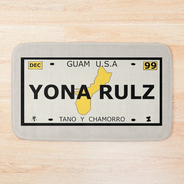 Item preview, Guam Vanity Plate "YONA RULZ" designed and sold by joeymesa70.