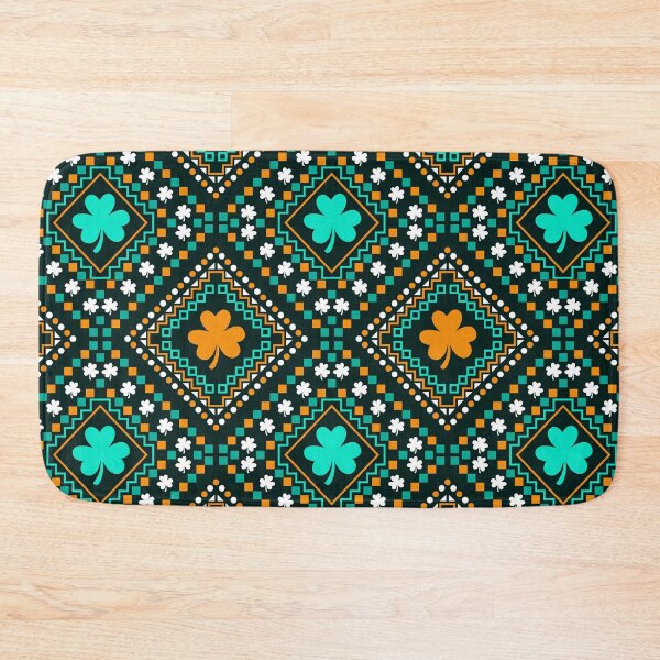 Item preview, Shamrock Leaves St Patricks Day Ethnic Pattern Design designed and sold by mrhighsky.