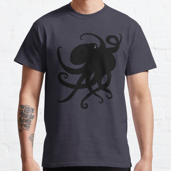 Octopus Silhouette, by Amber Marine © 2015 Classic T-Shirt