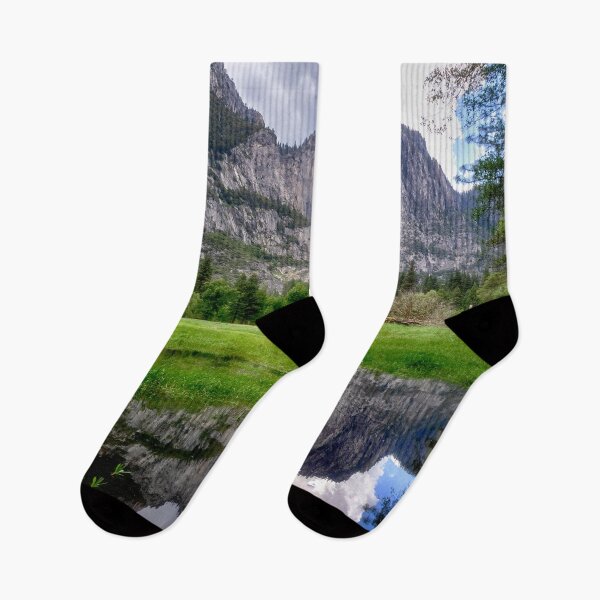 Item preview, Yosemite Falls Reflection - Yosemite National Park, CA designed and sold by Kathy Weaver.