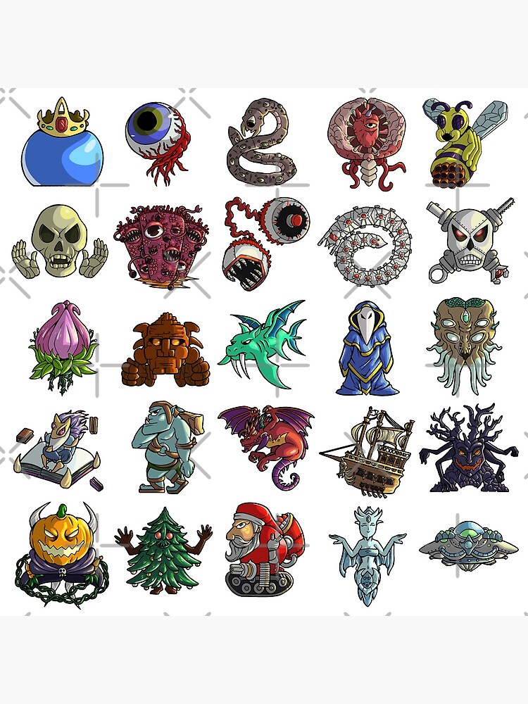 All Terraria bosses