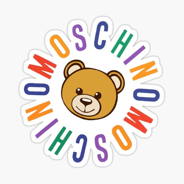 Moschino et ours Sticker