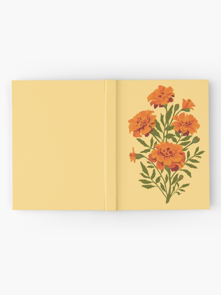 Alternate view of Marigold Flowers Hardcover Journal